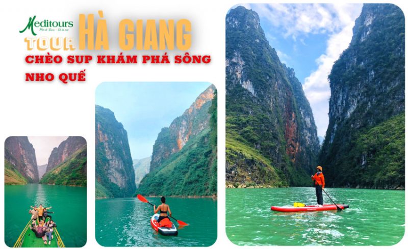 Tour trekking cheo sup song nho que