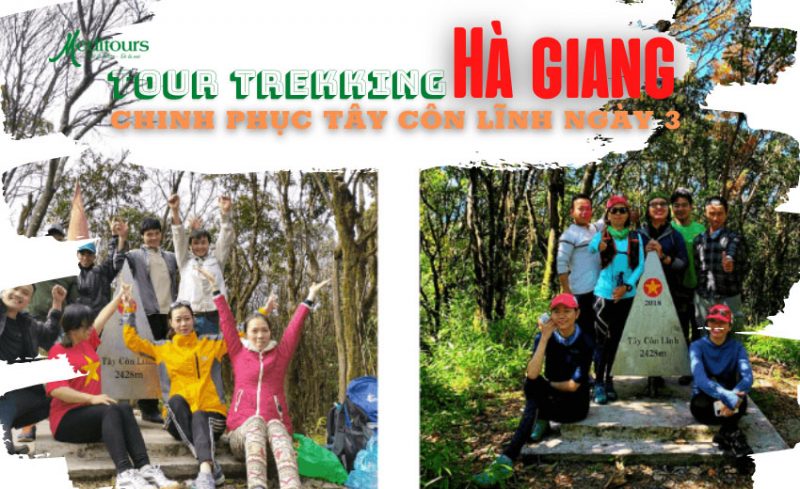 Trekking chinh phuc Tay Con Linh 3