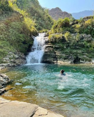 waterfalls in Ha Giang Loop