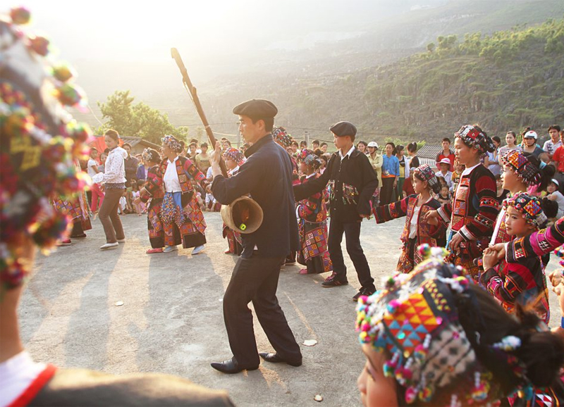 Rain praying ritual of the Lo Lo in Ha Giang 1