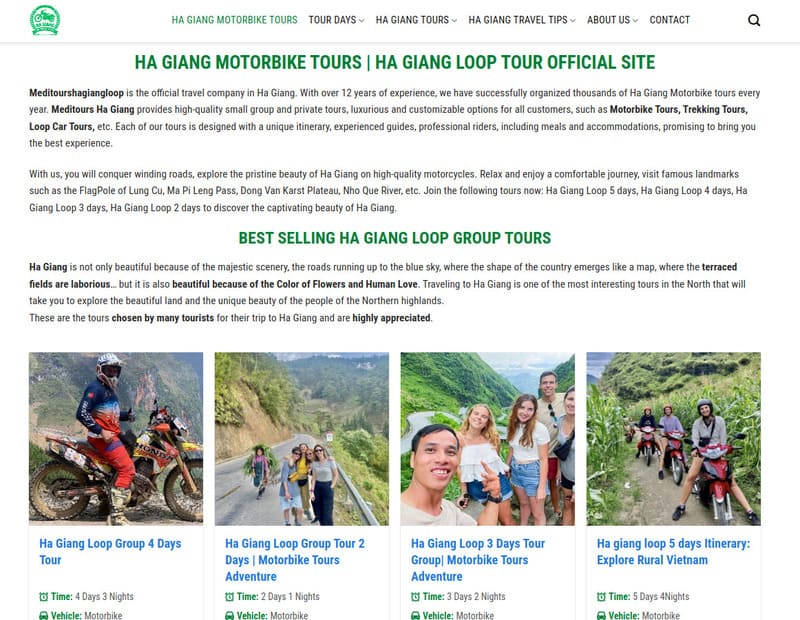 where to register for a reputable ha giang tour in april