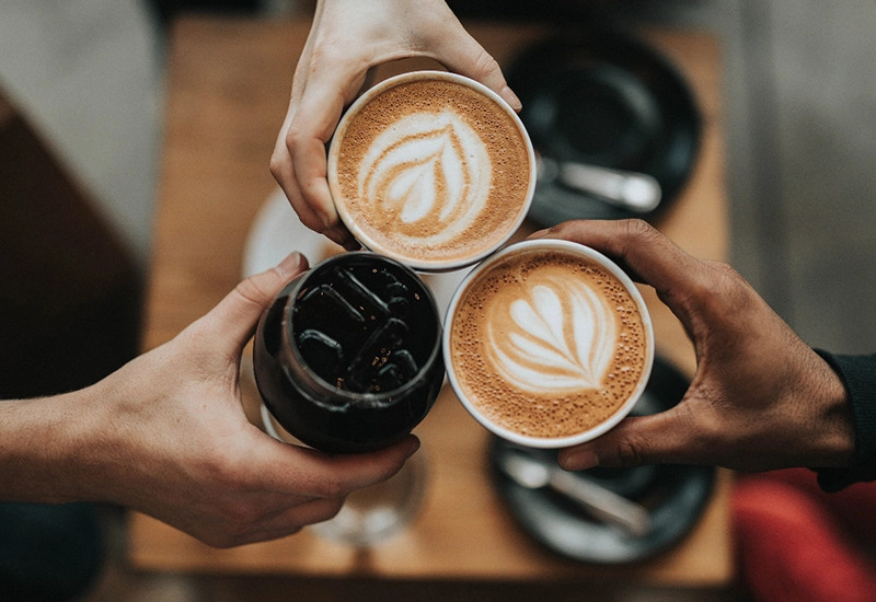 is there a tip for the waiter at the ha giang coffee shop